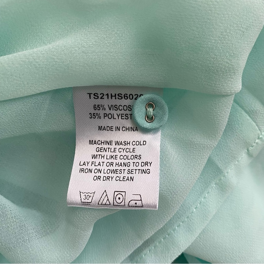 Tuckernuck Mint Green Lace-Trim Mini Dress - Picture 10 of 11